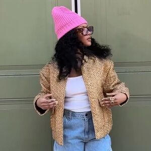 Liz Claiborne Tweed Women’s Bomber Jacket